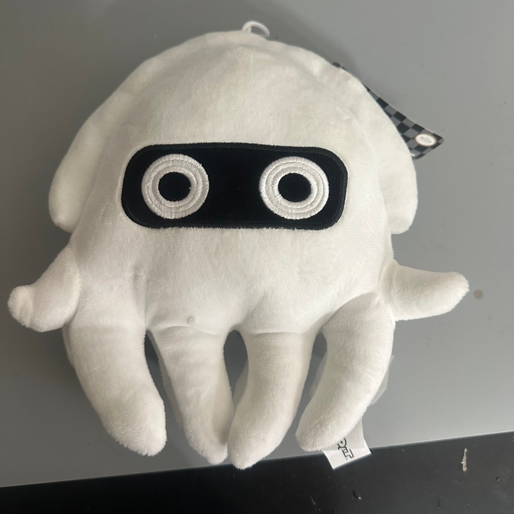Nintendo Mario Kart Blooper Squid Plush Stuffed Toy White Good Stuff 2024 NWT